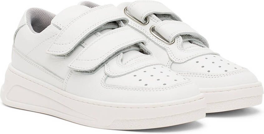 Acne Studios Kids White Velcro Sneakers