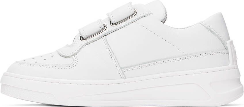 Acne Studios Kids White Velcro Strap Sneakers