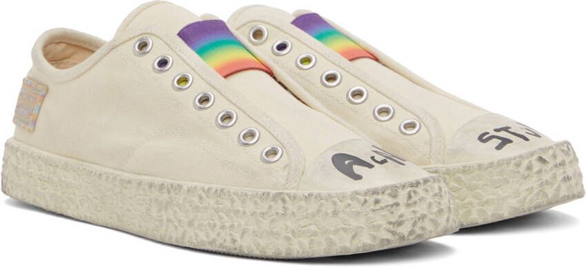 Acne Studios Off-White Ballow Rainbow Sneakers
