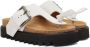 Acne Studios Off-White Leather Flat Sandals - Thumbnail 4