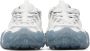 Acne Studios White & Blue Lace-Up Sneakers - Thumbnail 2