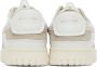 Acne Studios White & Off-White Leather Low-Top Sneakers - Thumbnail 2