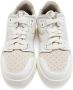 Acne Studios White & Off-White Paneled Low Top Sneakers - Thumbnail 5