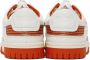 Acne Studios White & Orange Low Top Sneakers - Thumbnail 2