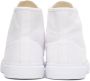 Acne Studios White Ballow High Sneakers - Thumbnail 2