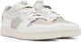 Acne Studios White Leather Low Top Sneakers - Thumbnail 4