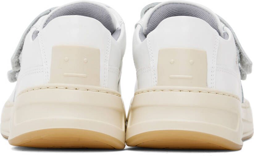 Acne Studios White Velcro Strap Sneakers