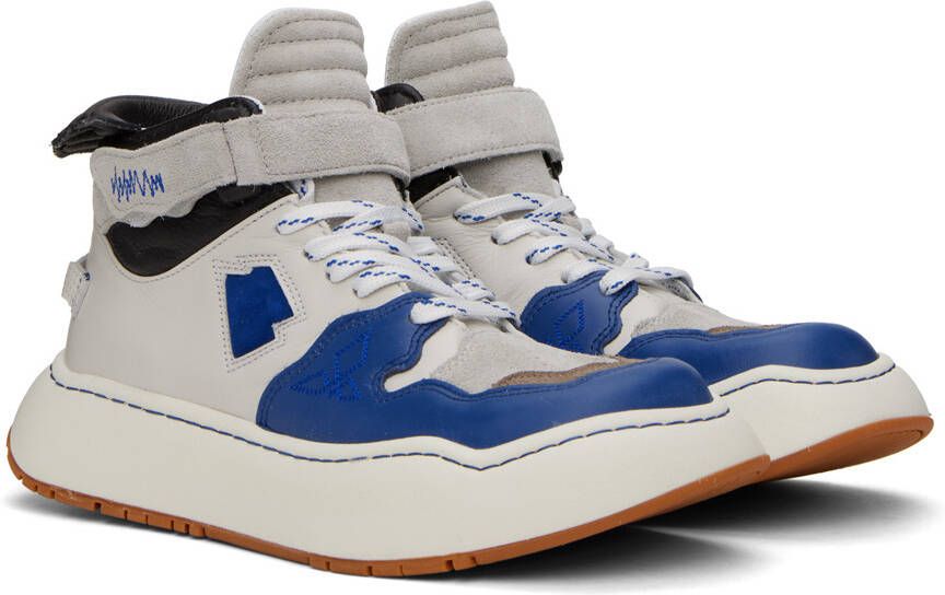 ADER error Gray & Blue Khalif Sneakers