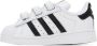 Adidas Kids Baby White & Black Superstar Sneakers - Thumbnail 3