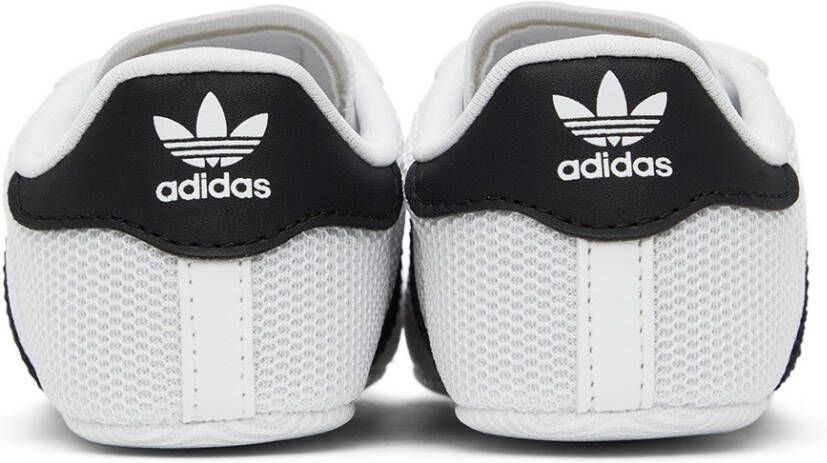 adidas Kids Baby White Superstar Crib Sneakers