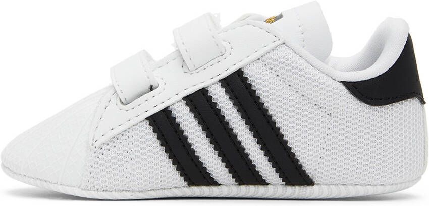 adidas Kids Baby White Superstar Crib Sneakers