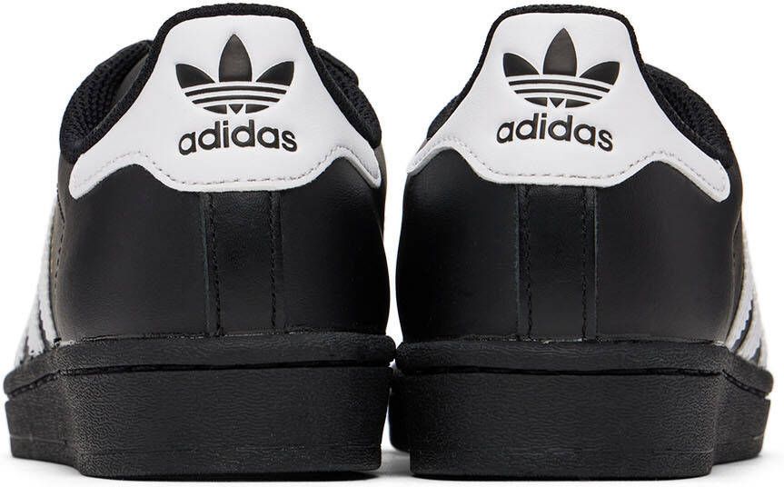 adidas Kids Black & White Superstar Big Kids Sneakers