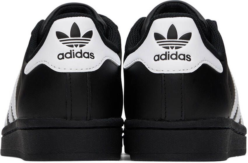 adidas Kids Black Superstar Big Kids Sneakers