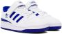 Adidas Kids White & Blue Forum Low Little Kids Sneakers - Thumbnail 4