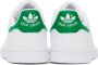 Adidas Kids White & Green Stan Smith Big Kids Sneakers - Thumbnail 2