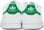 Adidas Kids White & Green Stan Smith Little Kids Sneakers - Thumbnail 2