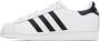 Adidas Kids White & Black Superstar Big Kids Sneakers - Thumbnail 3
