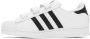 Adidas Kids White & Black Superstar Little Kids Sneakers - Thumbnail 6