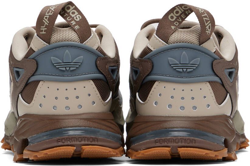 adidas Originals Beige & Brown Hyperturf Sneakers