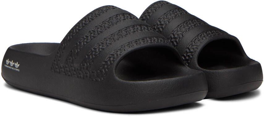adidas Originals Black Adilette Ayoon Slides