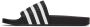 Adidas Originals Black & White Adilette Slides - Thumbnail 3