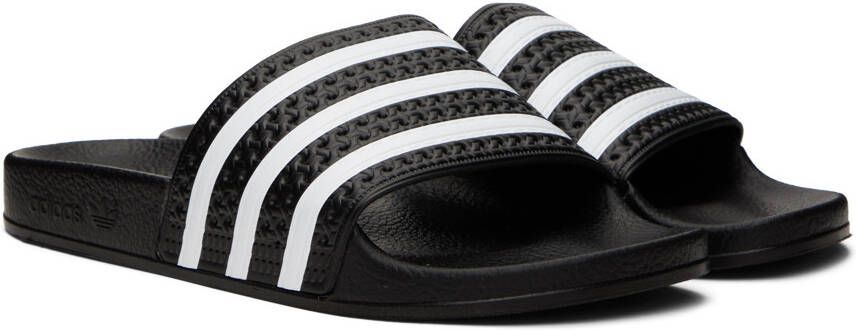adidas Originals Black & White Adilette Slides