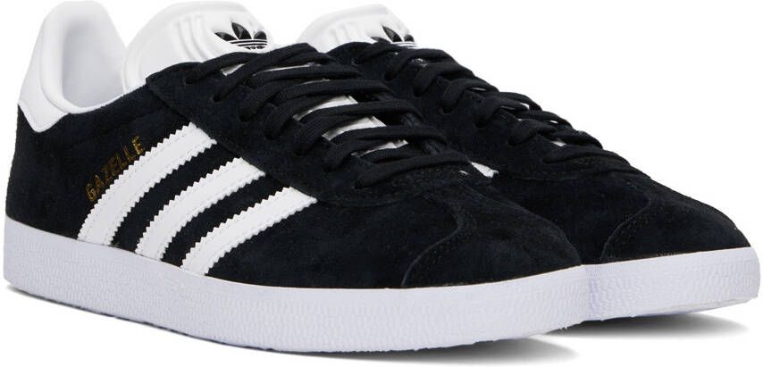 adidas Originals Black & White Gazelle Sneakers