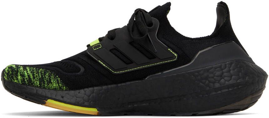 adidas Originals Black & Yellow Ultraboost 22 Sneakers