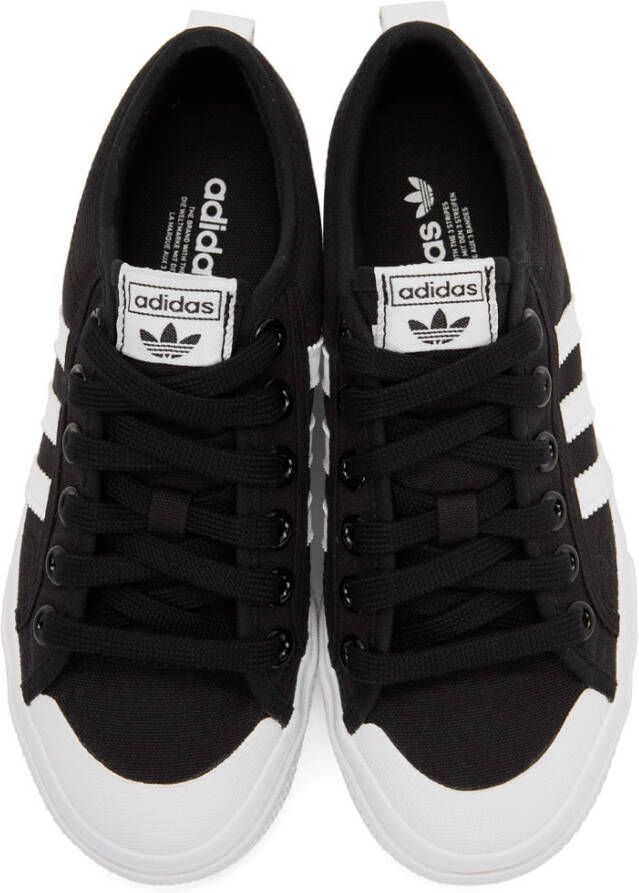 adidas Originals Black Nizza Platform Sneakers
