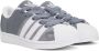 Adidas Originals Gray & White Superstar Supermodified Sneakers - Thumbnail 4