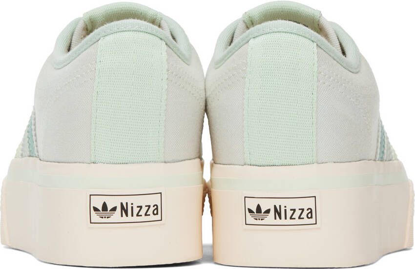 adidas Originals Green Nizza Platform Sneakers
