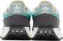 Adidas Originals Gray & Blue Retropy E5 Sneakers - Thumbnail 2
