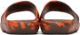 Adidas Originals Orange & Brown Adicane Slides - Thumbnail 2