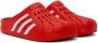 Adidas Originals Red Adilette Clogs - Thumbnail 4