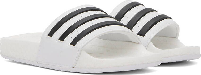 adidas Originals White Adilette Boost Sandals