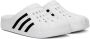 Adidas Originals White & Black Adilette Clog Sandals - Thumbnail 3