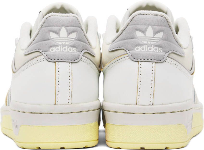 adidas Originals White & Beige Rivalry Low 86 Sneakers