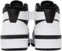 Adidas Originals White & Black Forum Mid Sneakers - Thumbnail 2