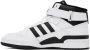 Adidas Originals White & Black Forum Mid Sneakers - Thumbnail 3