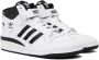 Adidas Originals White & Black Forum Mid Sneakers - Thumbnail 4