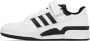 Adidas Originals White & Black Forum Sneakers - Thumbnail 3