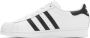 Adidas Originals White & Black Superstar Sneakers - Thumbnail 3
