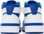 Adidas Originals White & Blue Forum Sneakers - Thumbnail 2