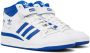 Adidas Originals White & Blue Forum Sneakers - Thumbnail 4