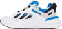 Adidas Originals White & Blue Ozmorph Sneakers - Thumbnail 3
