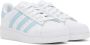 Adidas Originals White & Blue Superstar XLG Sneakers - Thumbnail 4