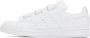 Adidas Originals White & Gold Stan Smith Sneakers - Thumbnail 3