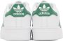 Adidas Originals White & Green Superstar XLG Sneakers - Thumbnail 2