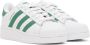 Adidas Originals White & Green Superstar XLG Sneakers - Thumbnail 4