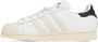 Adidas Originals White & Off-White Superstar Sneakers - Thumbnail 3